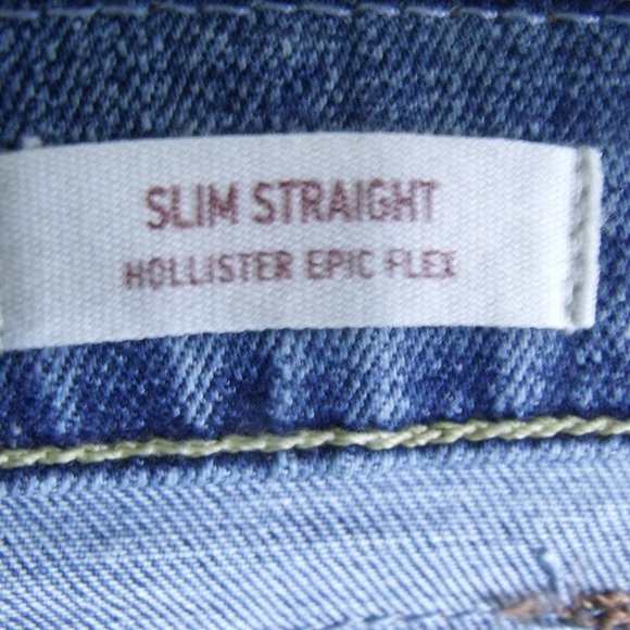 Hollister Slim Straight Epic Flex Jeans 36x34 - Picture 6 of 6